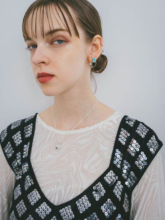 カラー:Silver × Turquoise × Onyx (Blue × Black)