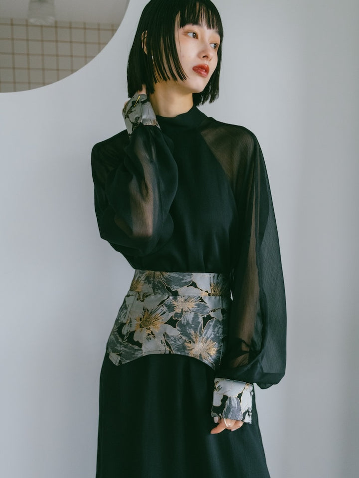 モデル身長:166cm / カラー:Black