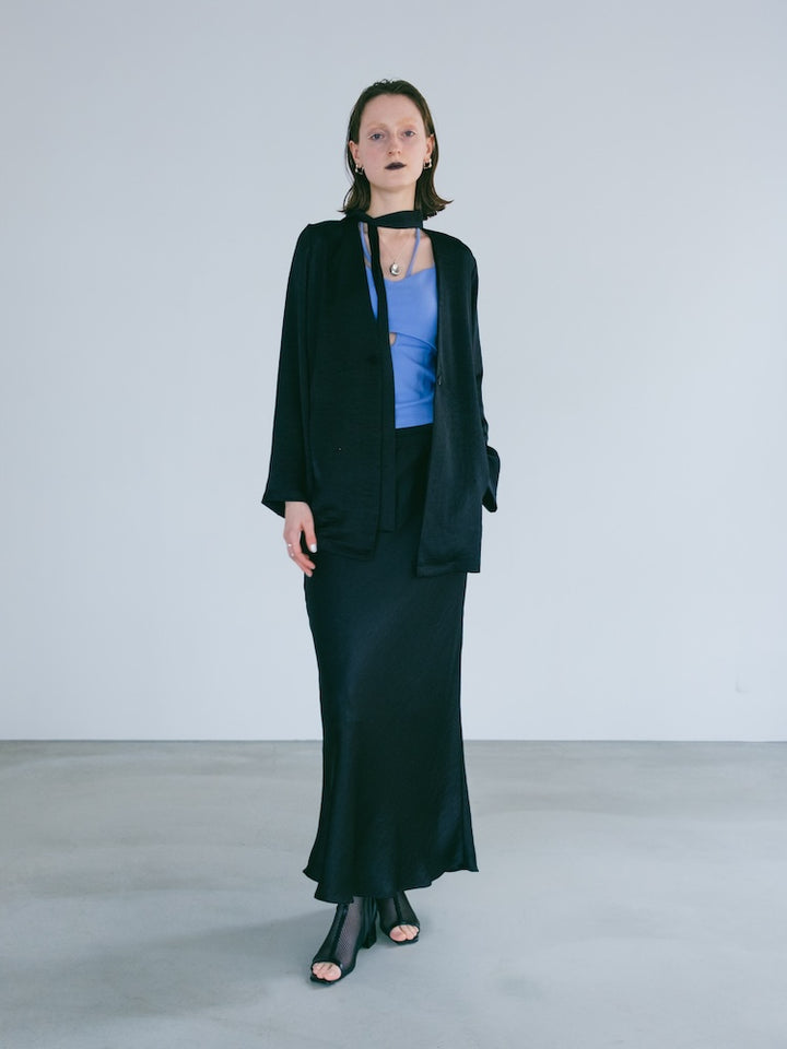 モデル身長:177cm / カラー:Black / モデル着用サイズ:Mサイズ