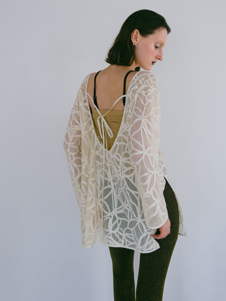 2way Cord Embroidery Top｜ツーウェイコードエンブロイダリー