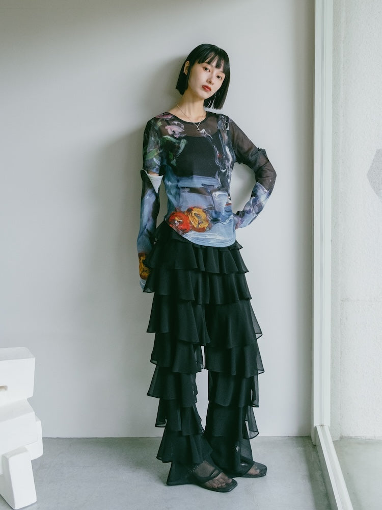 カラー:Black / サイズ:S, M, L