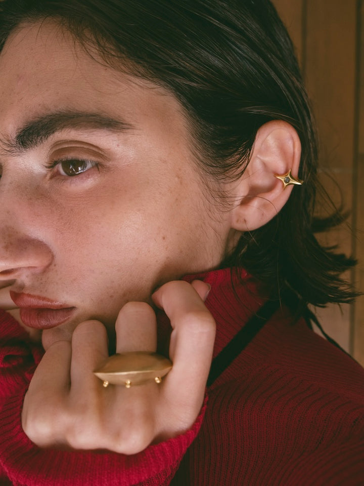 カラー:Gold × Labradorite (Gray)