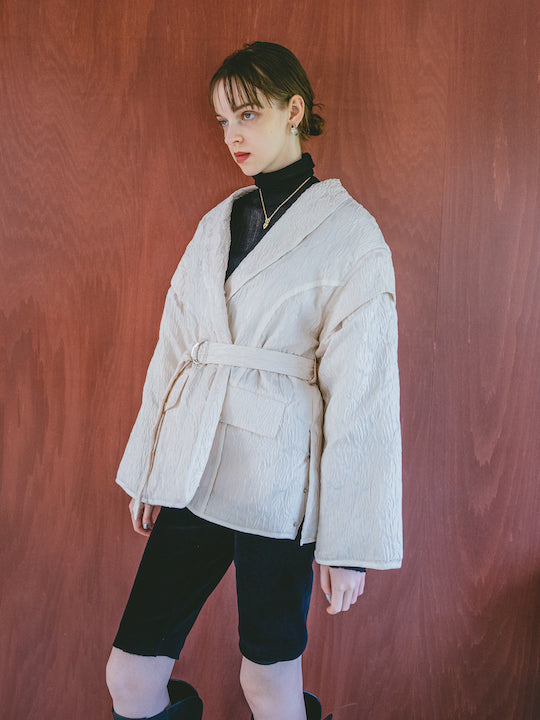 モデル身長:175cm / カラー:Ivory