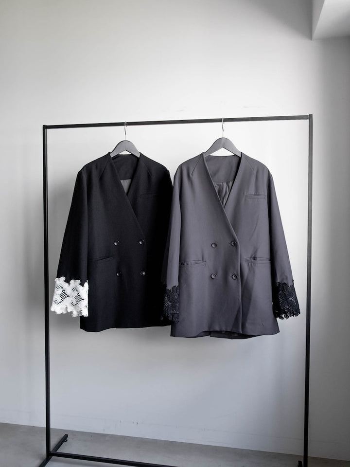 Lace Cuff Over Jacket