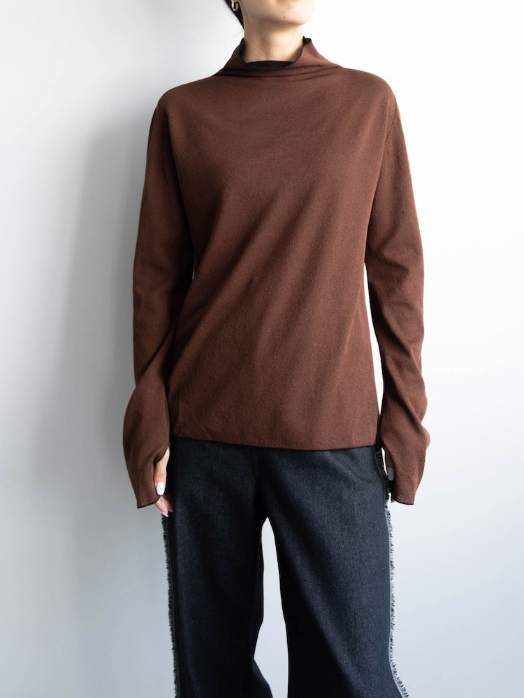 モデル身長:170cm / カラー:Black×Brown