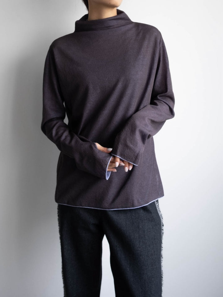 モデル身長:158cm / カラー:Lilac×Gray