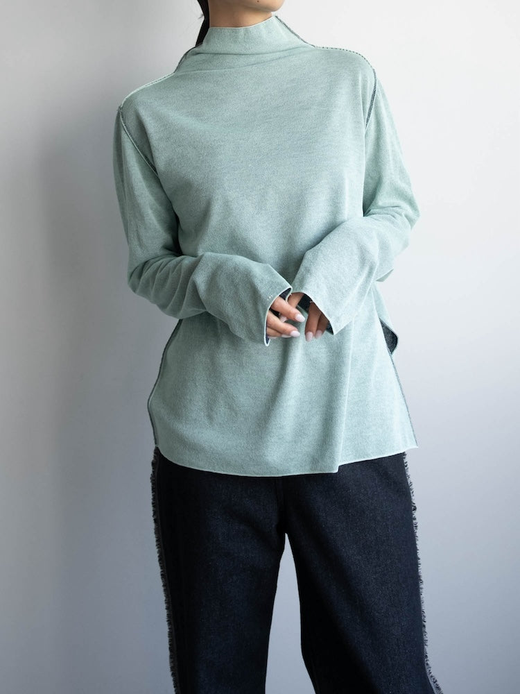 モデル身長:158cm / カラー:Mint×Navy