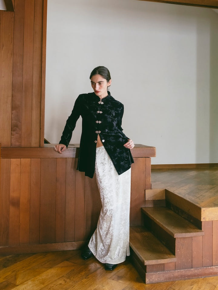 モデル身長:170cm / カラー:Ivory / サイズ:S,M