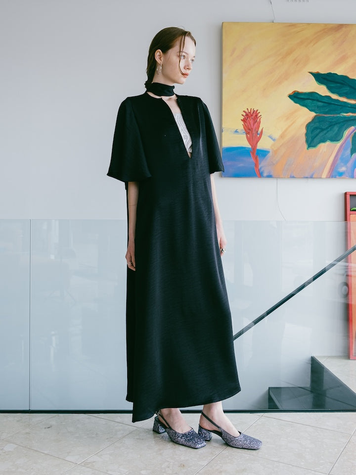 【WEB限定】Glitter Sling Back Pumps