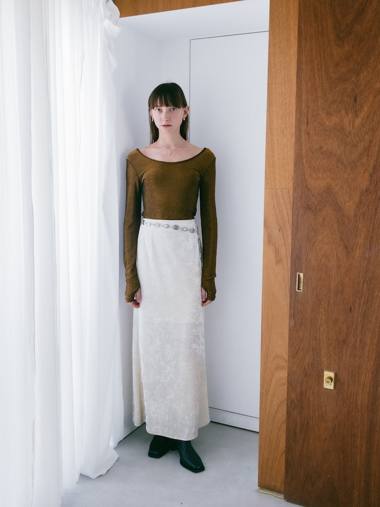 モデル身長:171cm / カラー:Ivory / サイズ:S,M