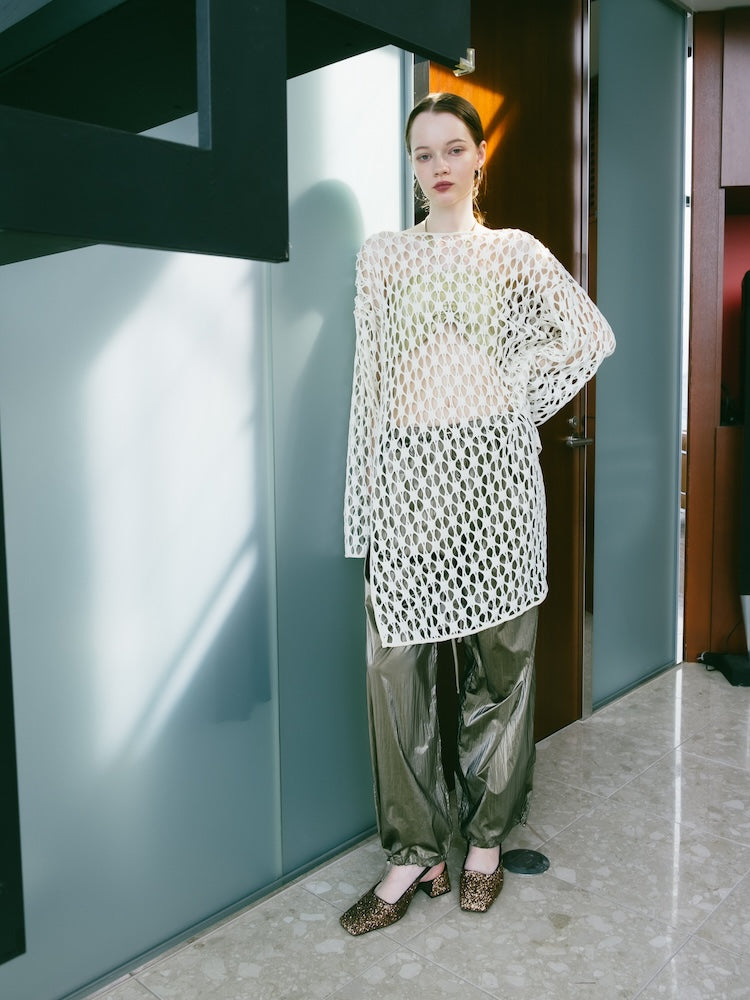 【WEB限定】Glitter Sling Back Pumps