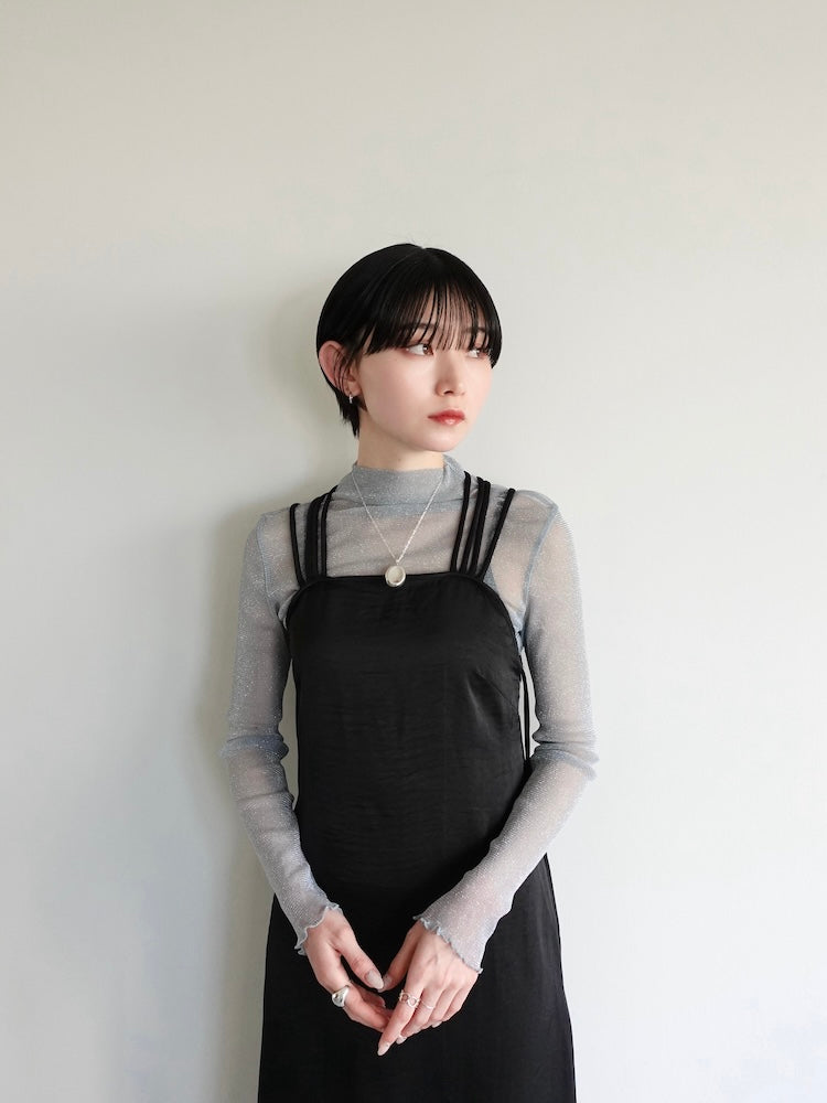 モデル身長:162cm / カラー:Black