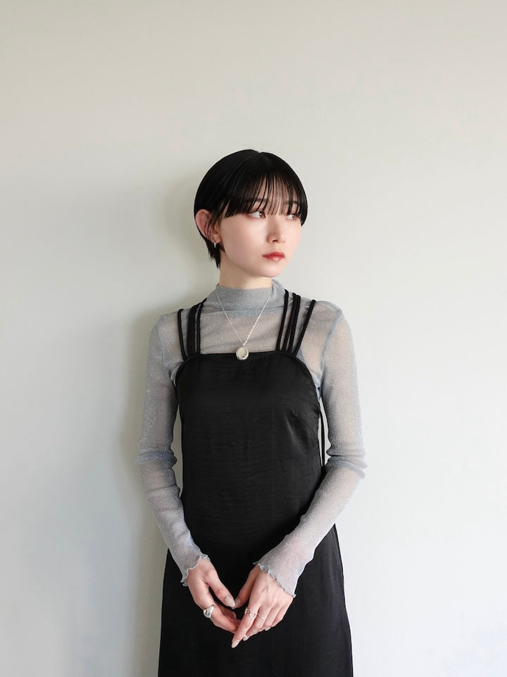 モデル身長:162cm / カラー:Black