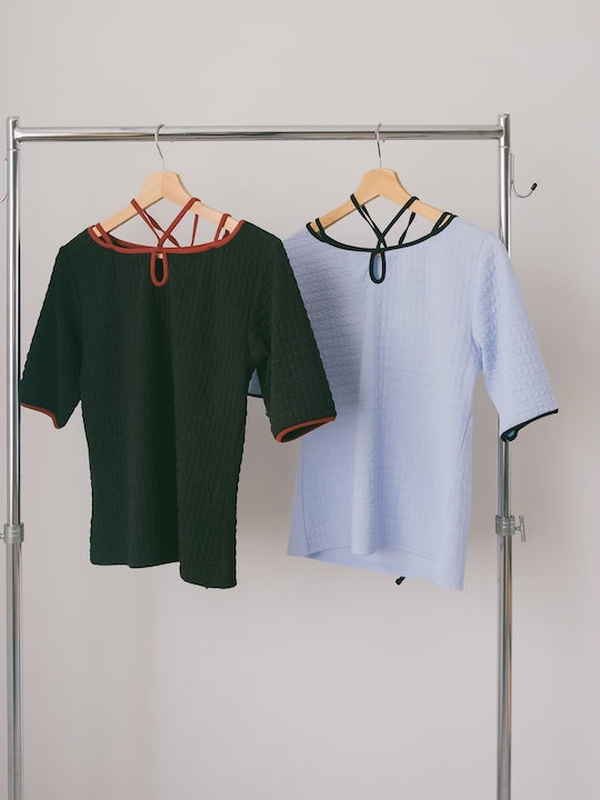 【ONLINE限定】Color Piping 2way Top