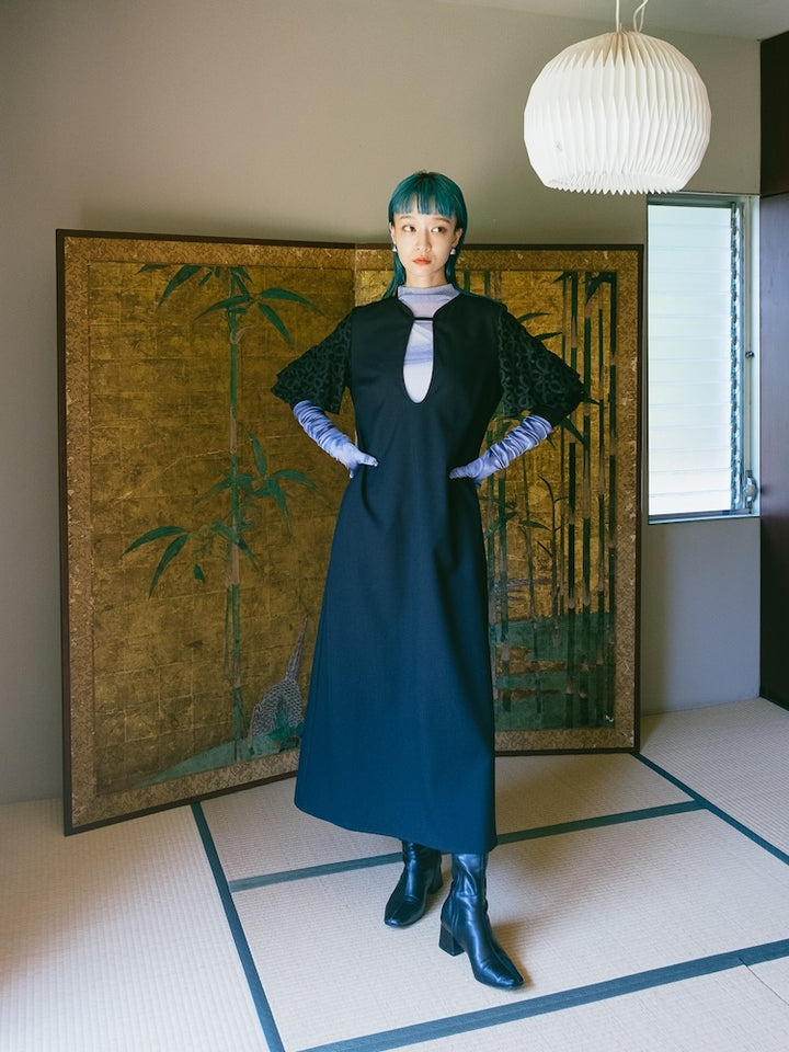 モデル身長:165cm / カラー:DarkNavy