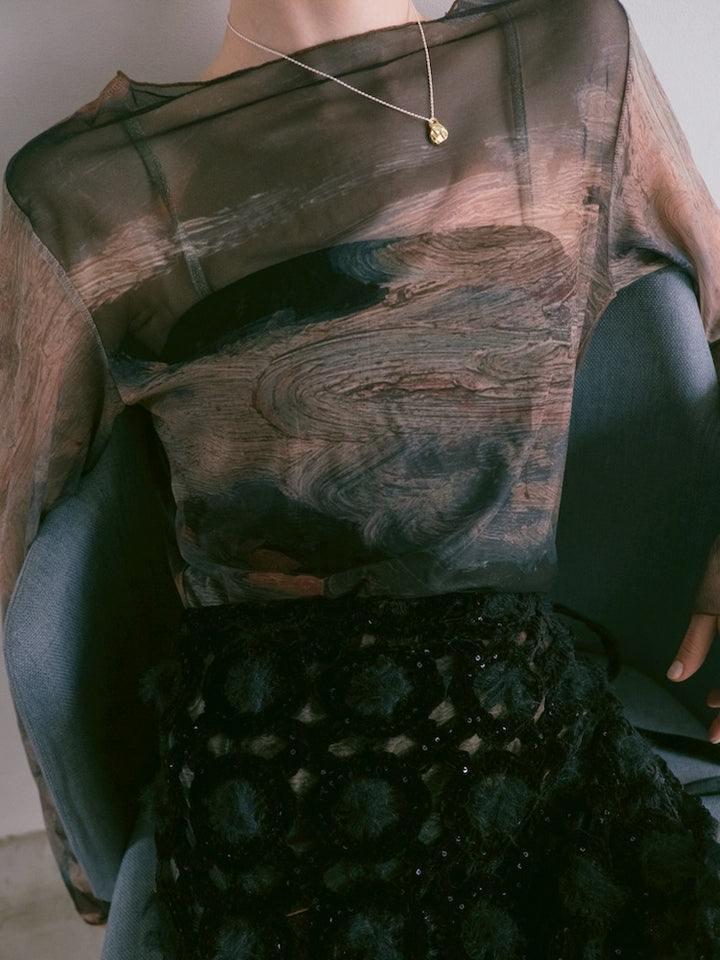 モデル身長:170cm / カラー:01 雲海