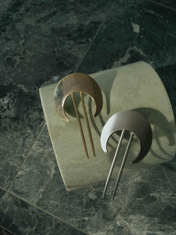 Moon Plate Hair Fork