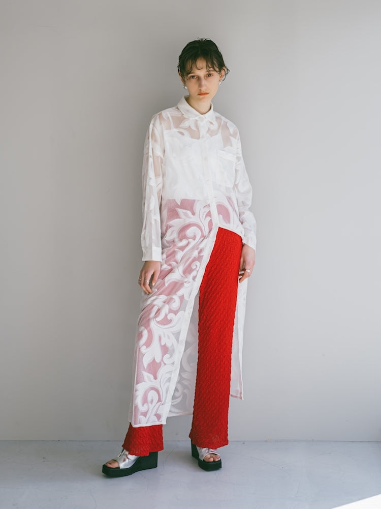 Lace Long Shirt Dress｜レースロングシャツドレス – MARTE