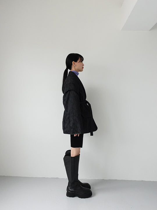 モデル身長:158cm / カラー:Black