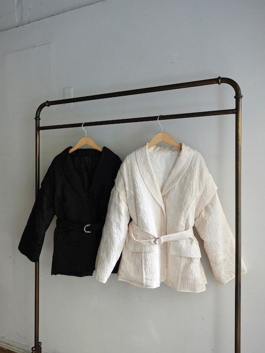 Jacquard Padded Coat