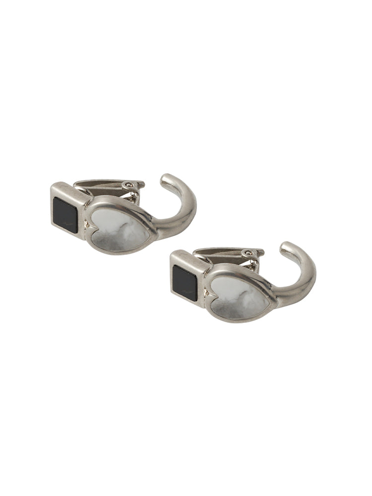 カラー:Silver × Onyx × Howlite (Black × White)