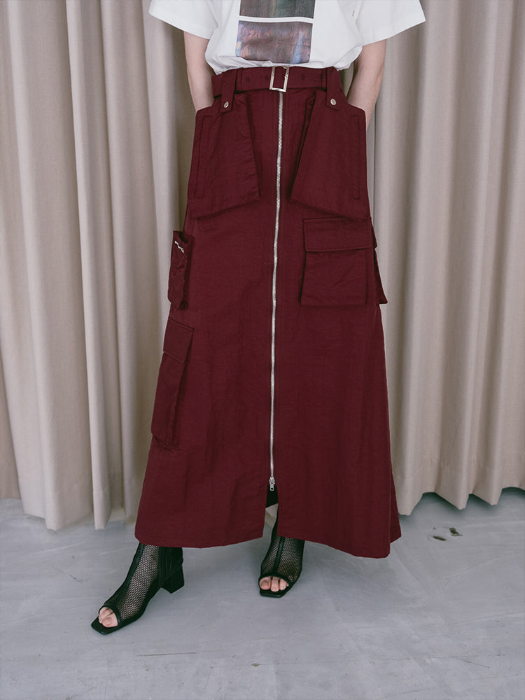 モデル身長:170cm / カラー:Bordeaux