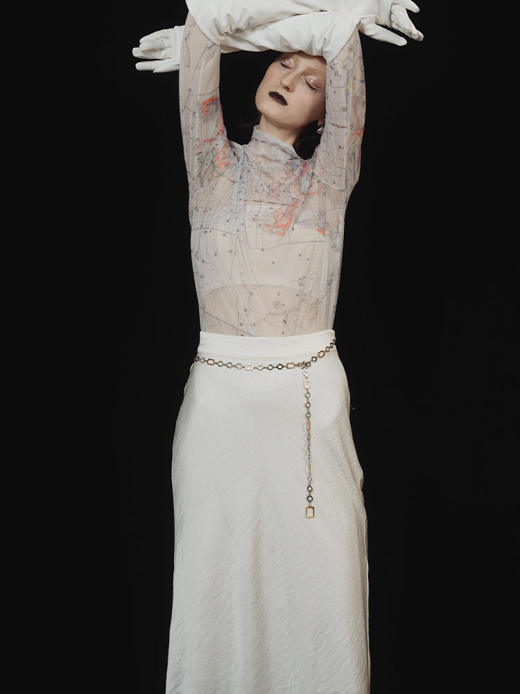 モデル身長:177cm / カラー:OffWhite / モデル着用サイズ:Mサイズ