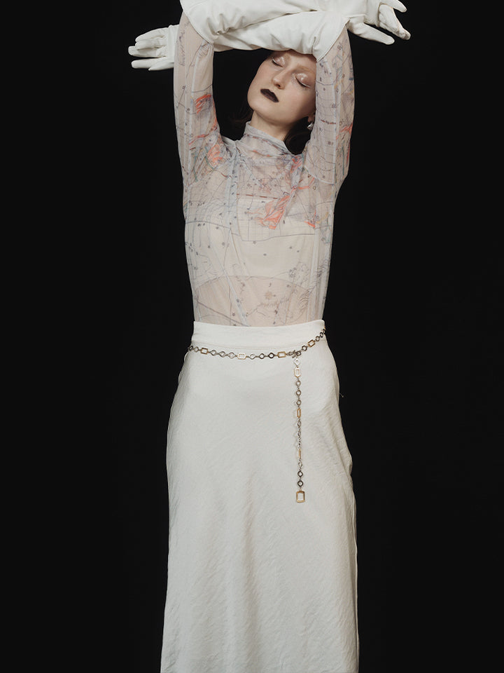 モデル身長:177cm / カラー:OffWhite / モデル着用サイズ:Mサイズ