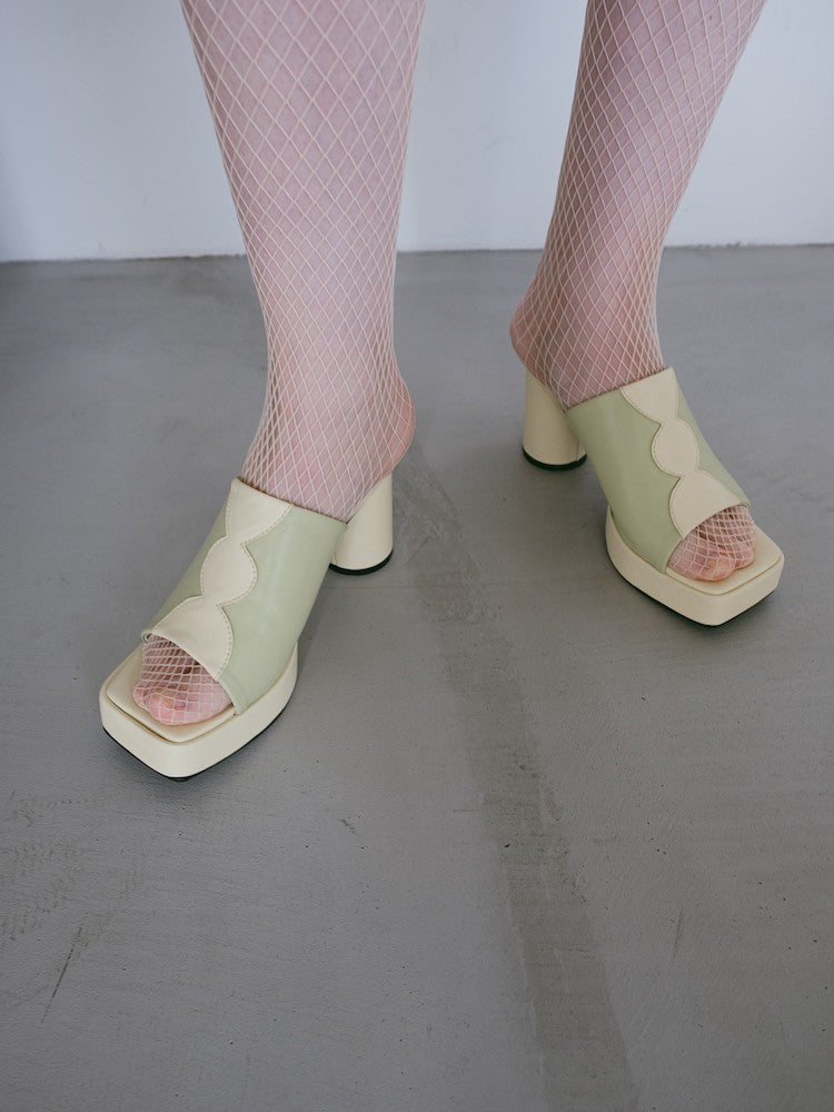 【ONLINE限定】Silhouette Bi-Color Sandals