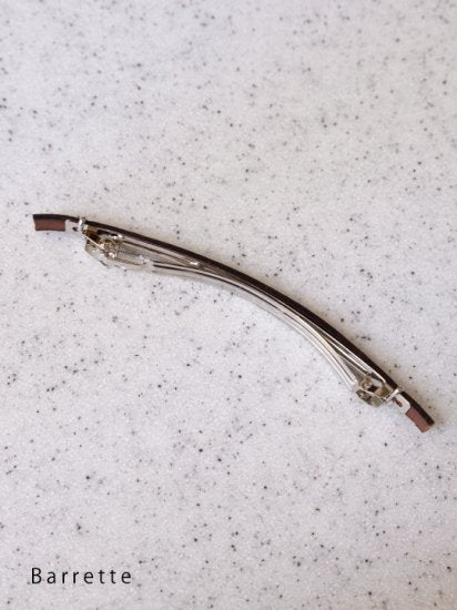 Leather Line Barrete