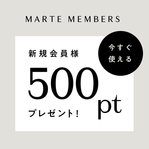新規会員登録で500ptプレゼント