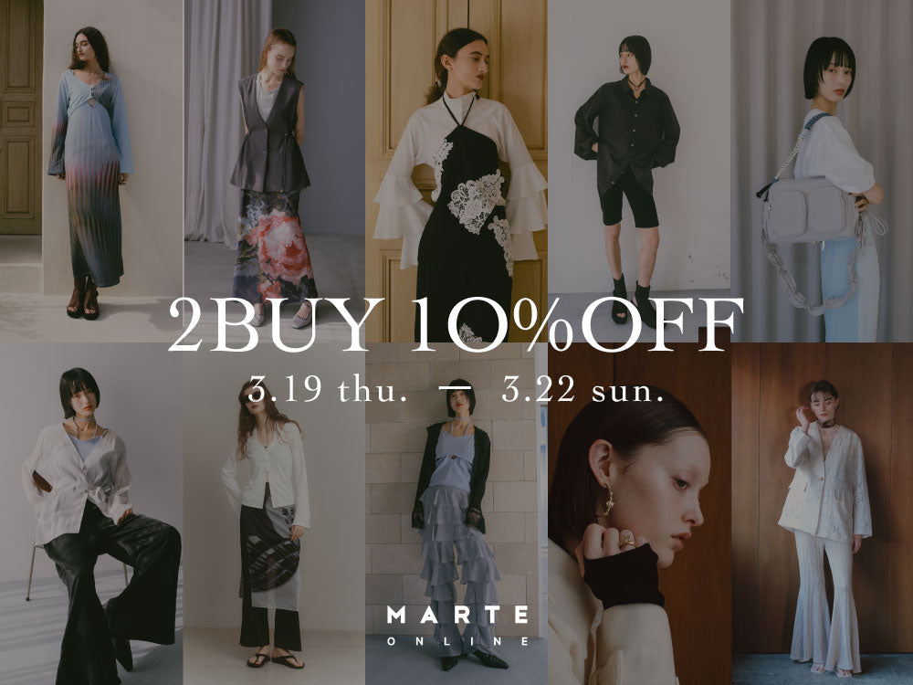 4日間限定 2BUY 10%OFF