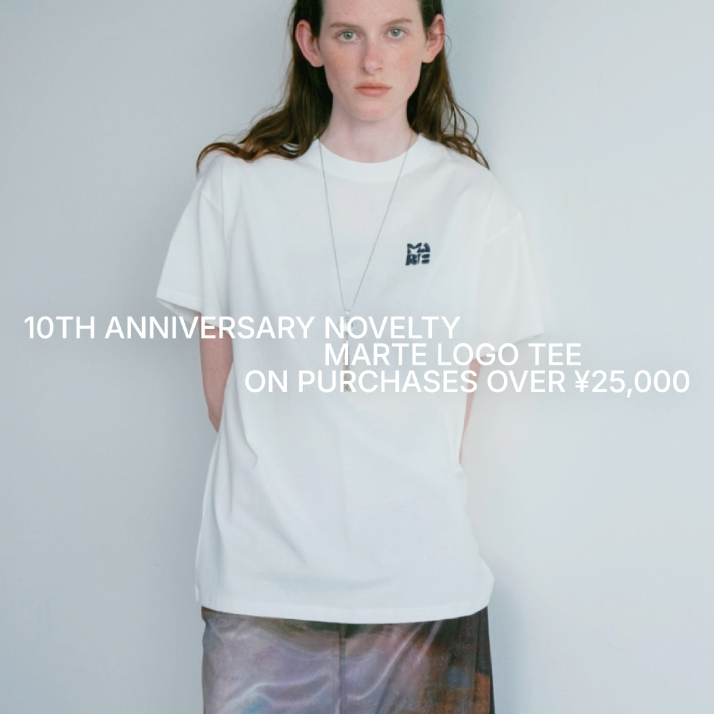 10周年記念Tシャツ｜税込25,000円以上お買い上げでプレゼント