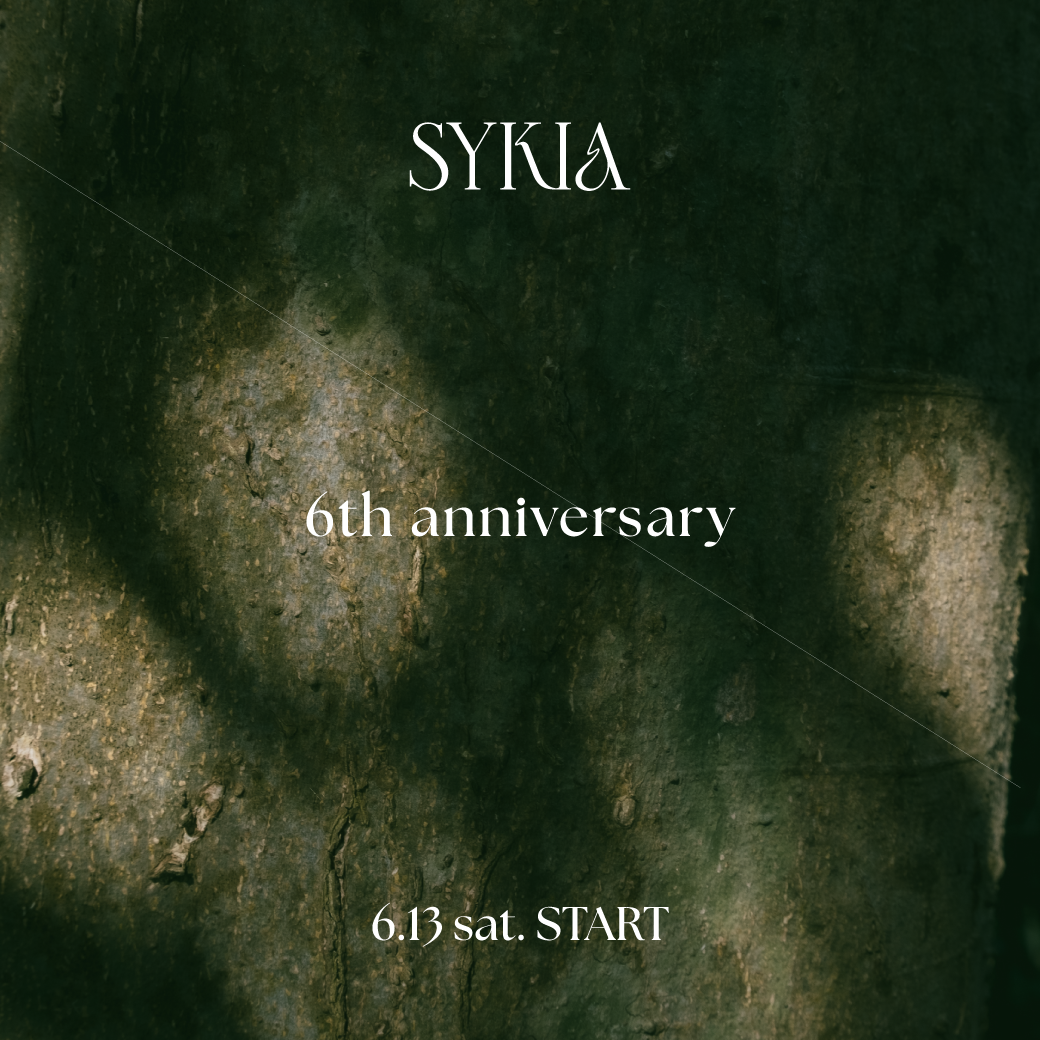 SYKIA 6周年｜1日限定10%OFF｜ノベルティフェアを開催