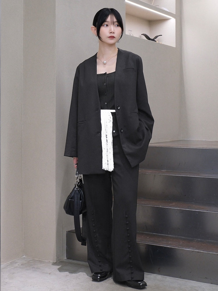 Velour China Hook Shirt｜チャイナボタンのベロアシャツ – MARTE