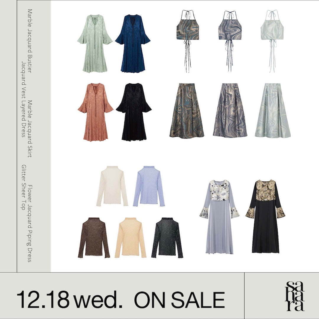新作入荷のお知らせ｜2024.12.18 wed.