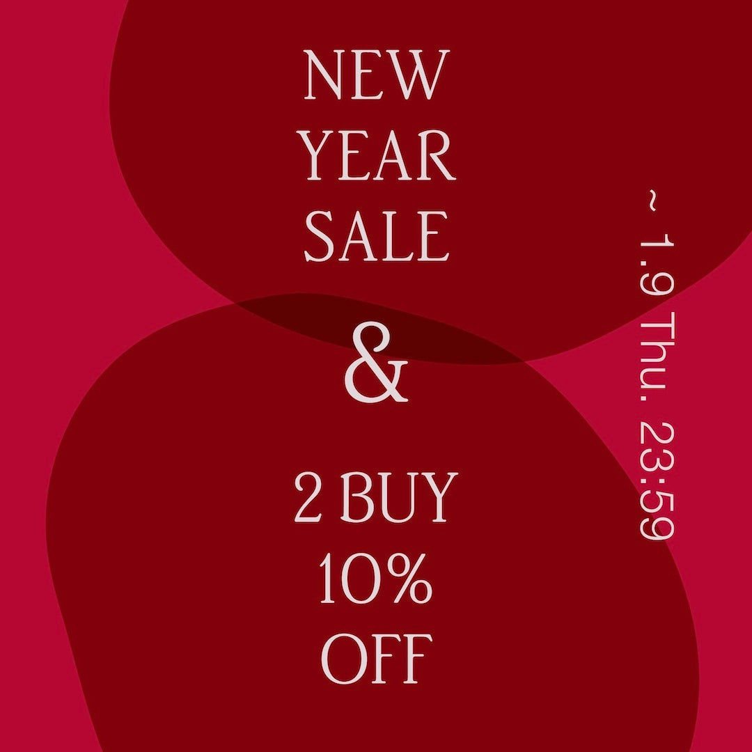 NEW YEAR SALE ＋ 2 BUY 10% OFF