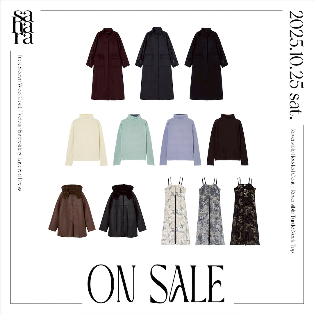 新作入荷のお知らせ｜2025.10.25 Sat.