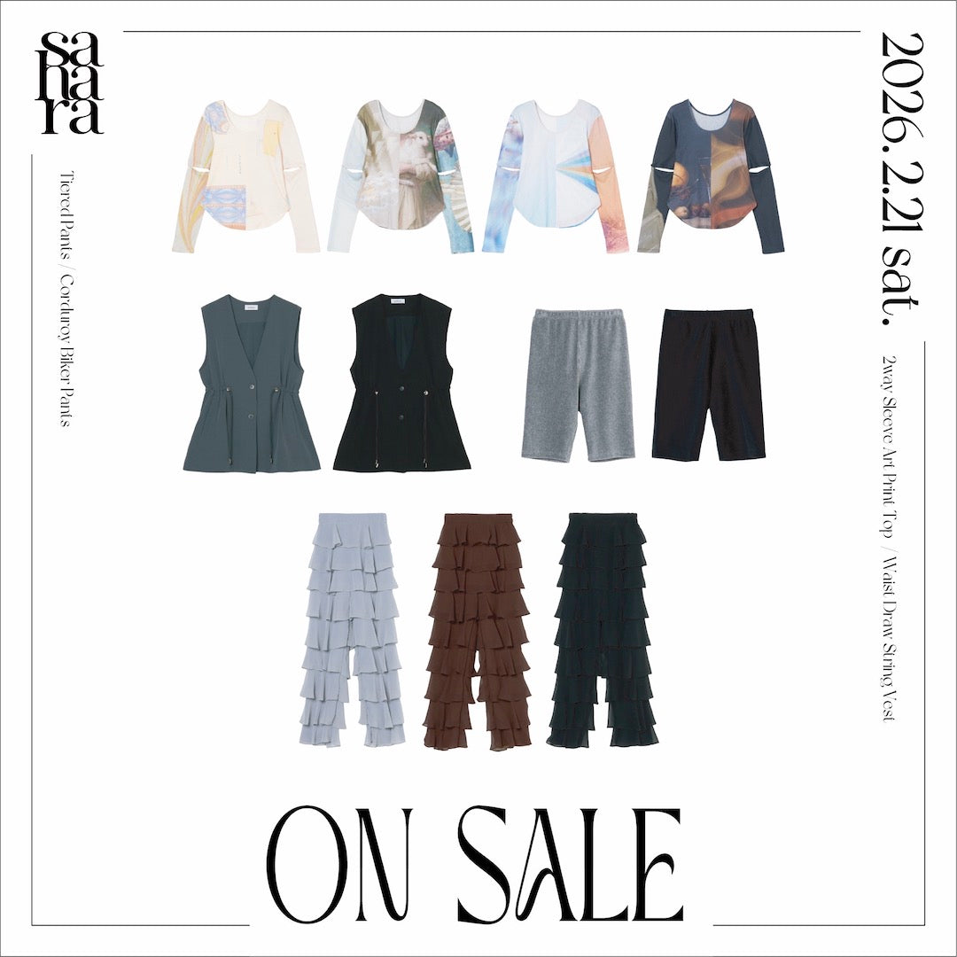 新作入荷のお知らせ｜2026.2.21 Sat.