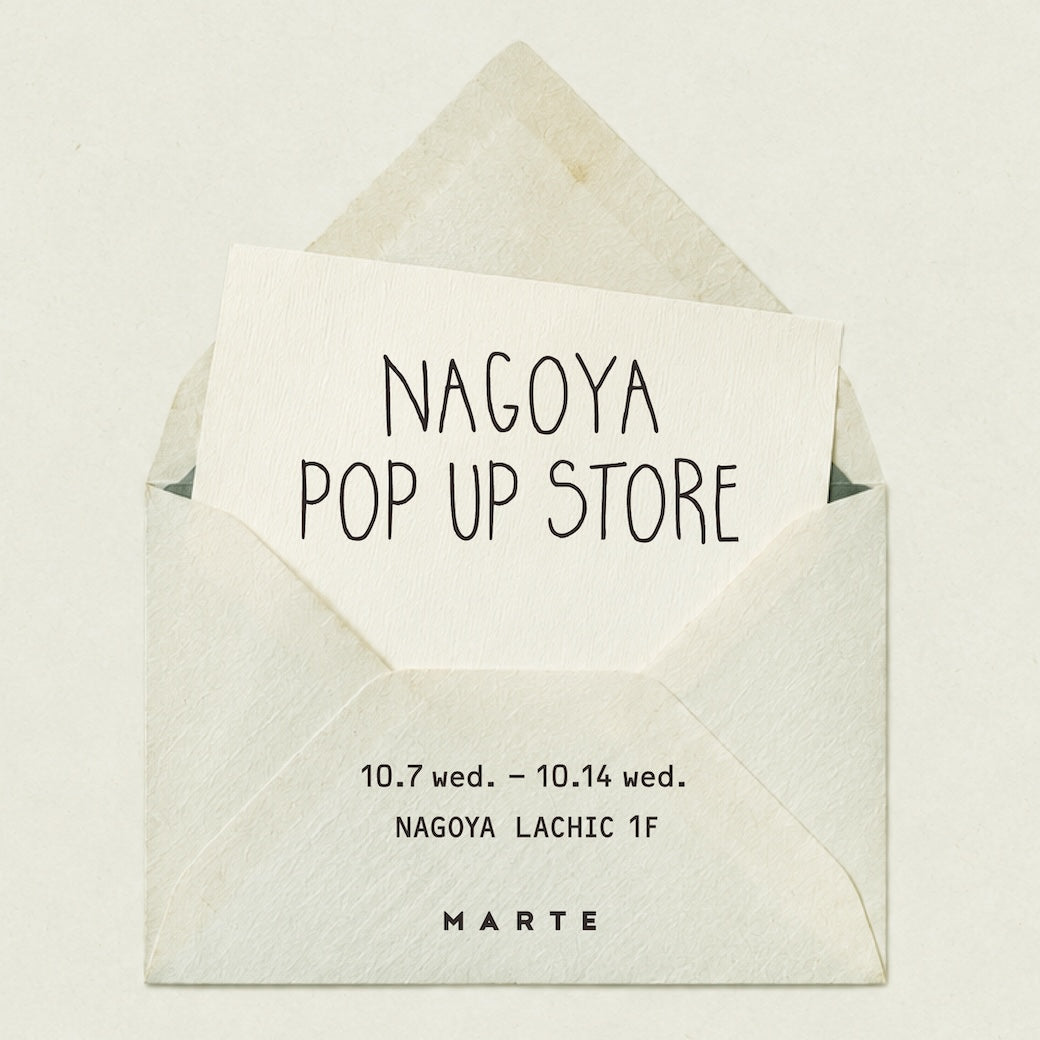 10/7(水)〜 POP UP STORE in 名古屋
