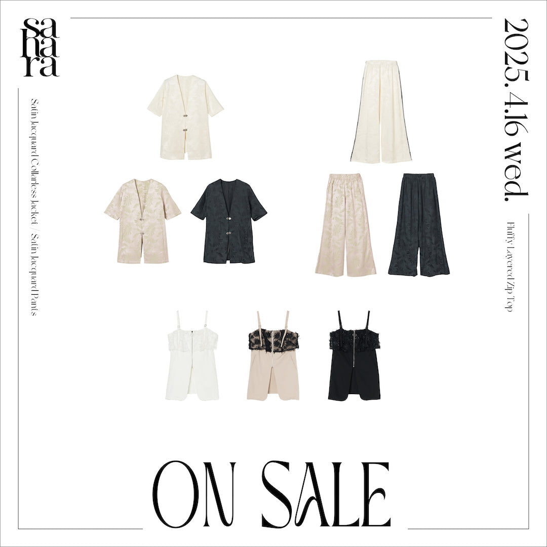 新作入荷のお知らせ｜2025.4.16 Wed.