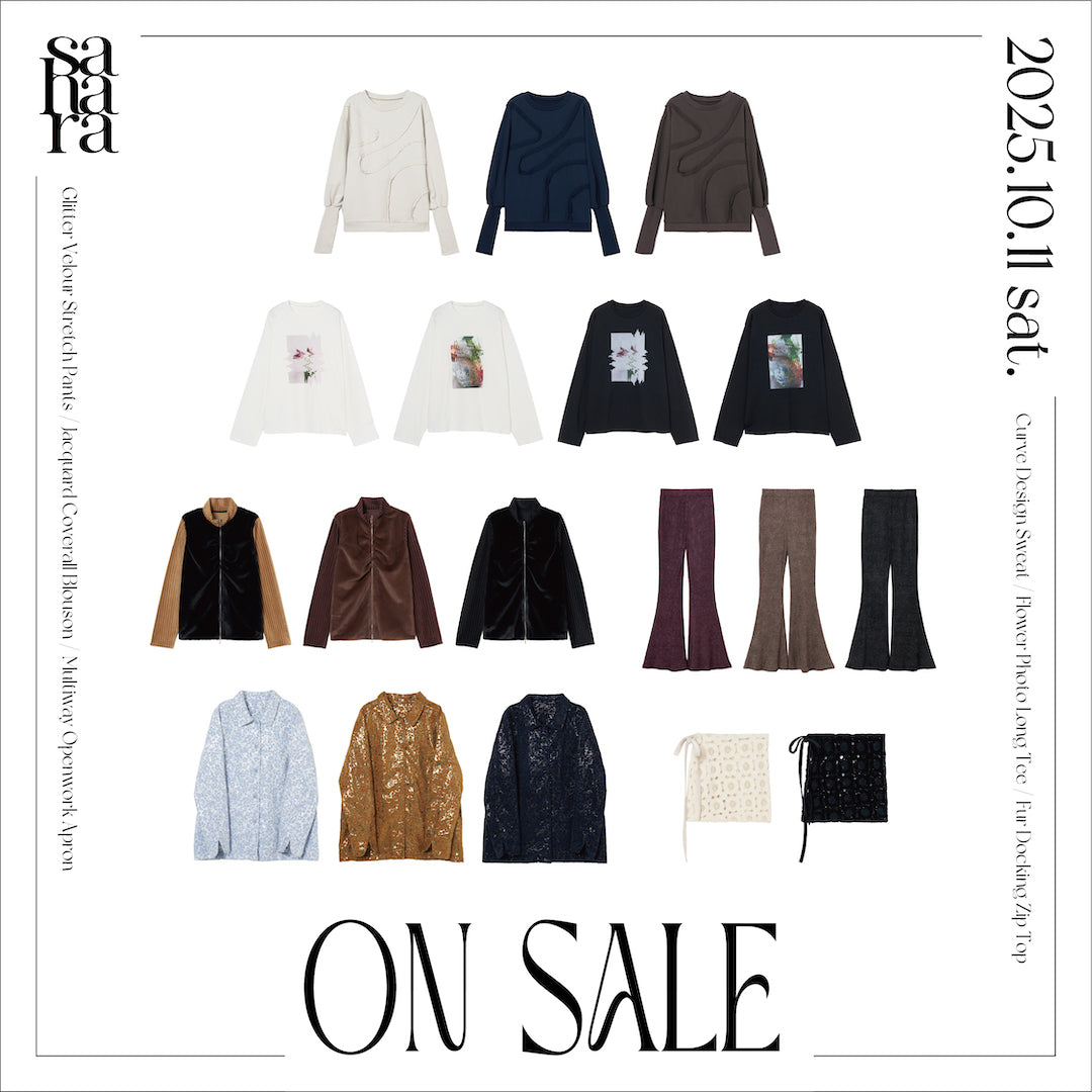 新作入荷のお知らせ｜2025.10.11 Sat.