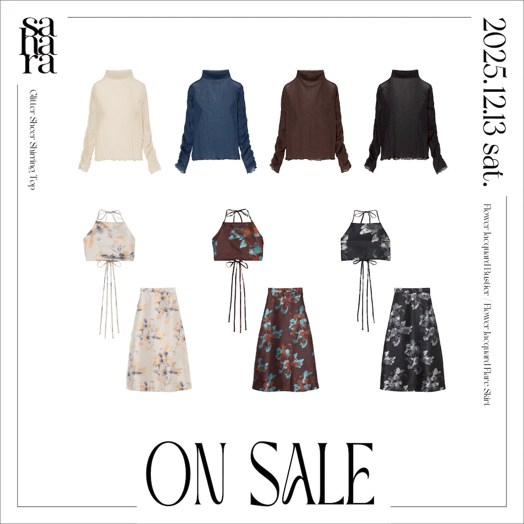 新作入荷のお知らせ｜2025.12.13 Sat.