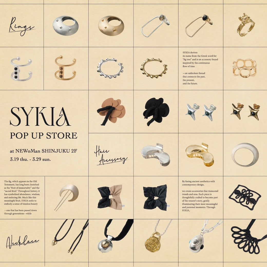 SYKIA POP UP STORE at NEWoMan SHINJUKU