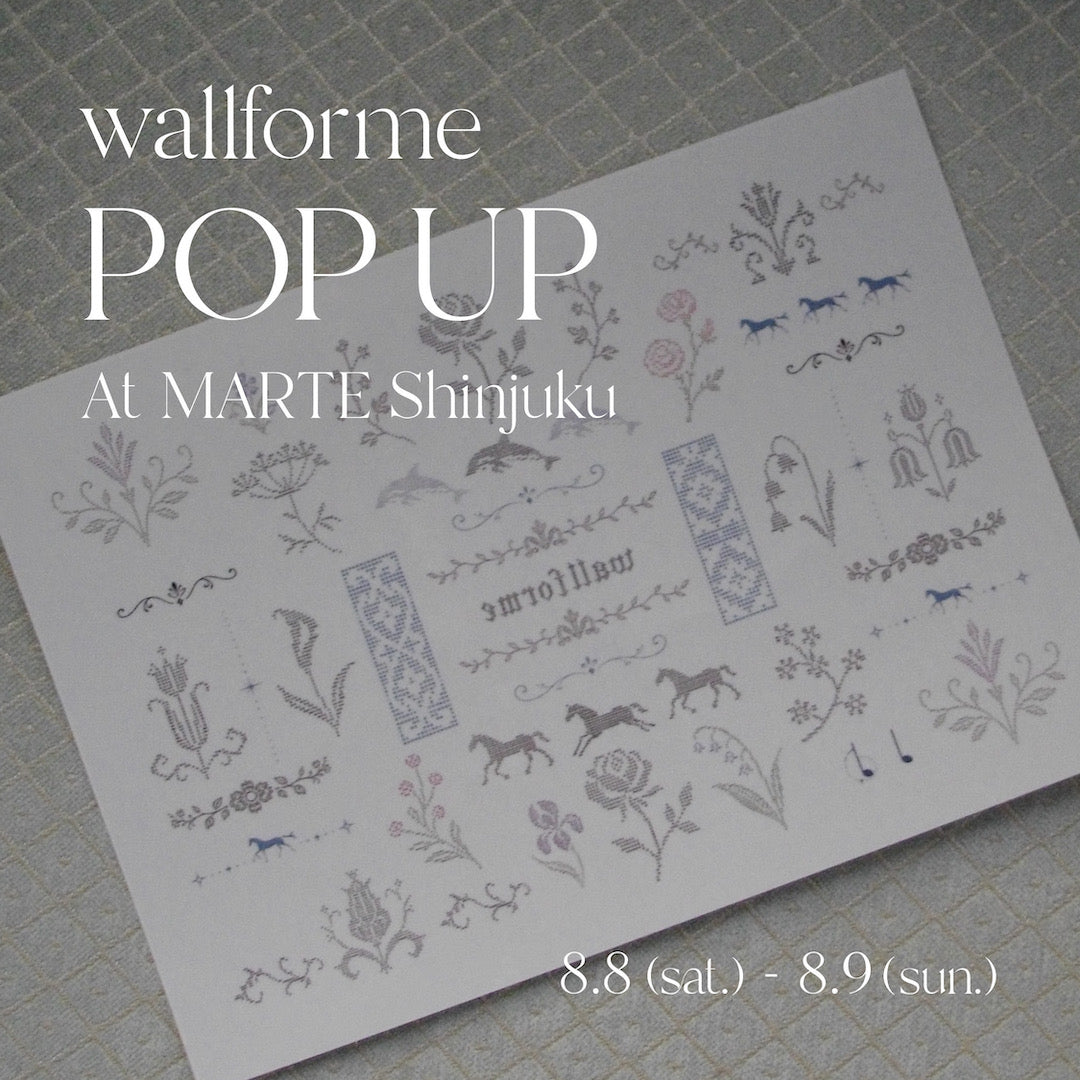wallforme POP UP at MARTE SHINJUKU