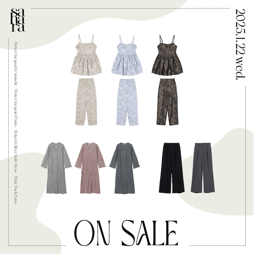 新作入荷のお知らせ｜2025.1.22 wed.
