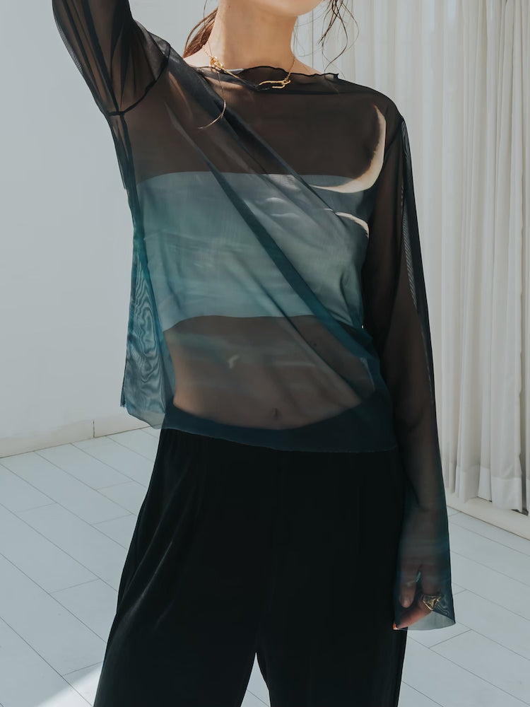Sheer Top / 04Crescent – MARTE