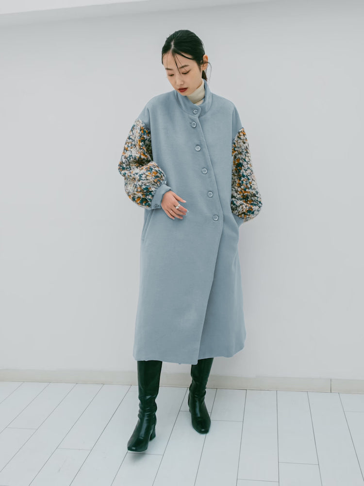 Mix Yarn Sleeve Coat – MARTE