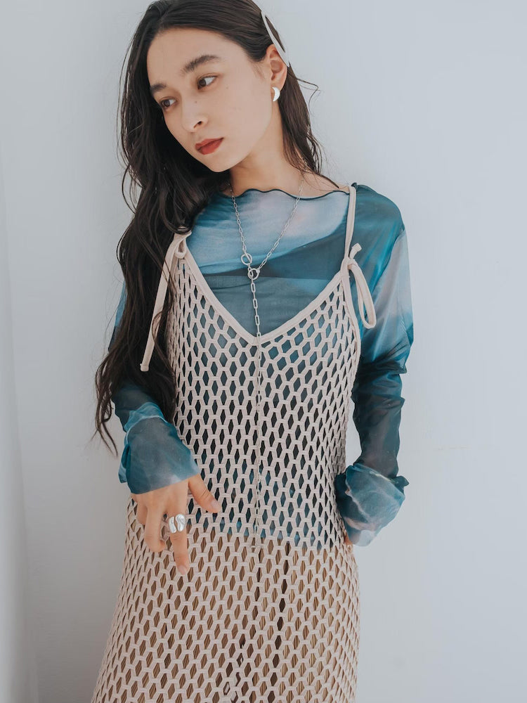 Beehive Mesh Dress