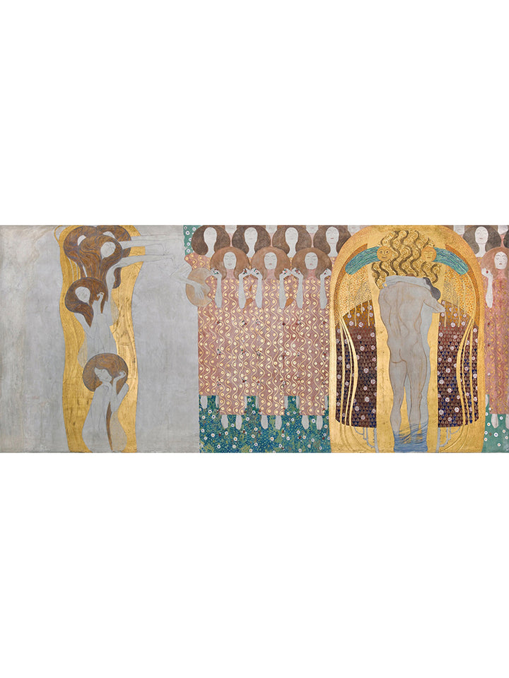 カラー：03 Paradise / Gustav Klimt / 作品名：Beethovenfries; ‘Die Künste’, ‘Paradieschor’ und ‘Umarmung’